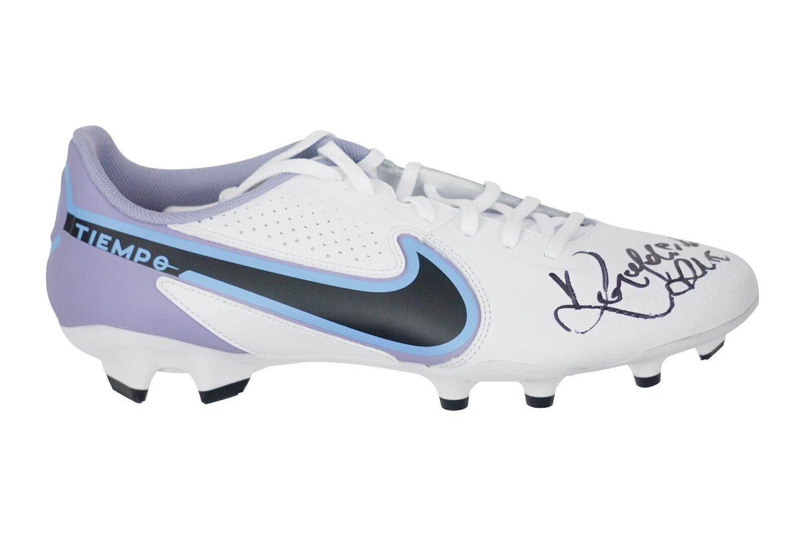 Ronaldinho Signed Nike Tiempo Soccer Cleat with Beckett COA